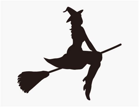 20 Spooky Broomstick Witch Stencil Designs for Halloween